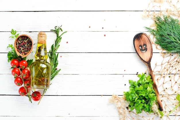 Świeże składniki na stole